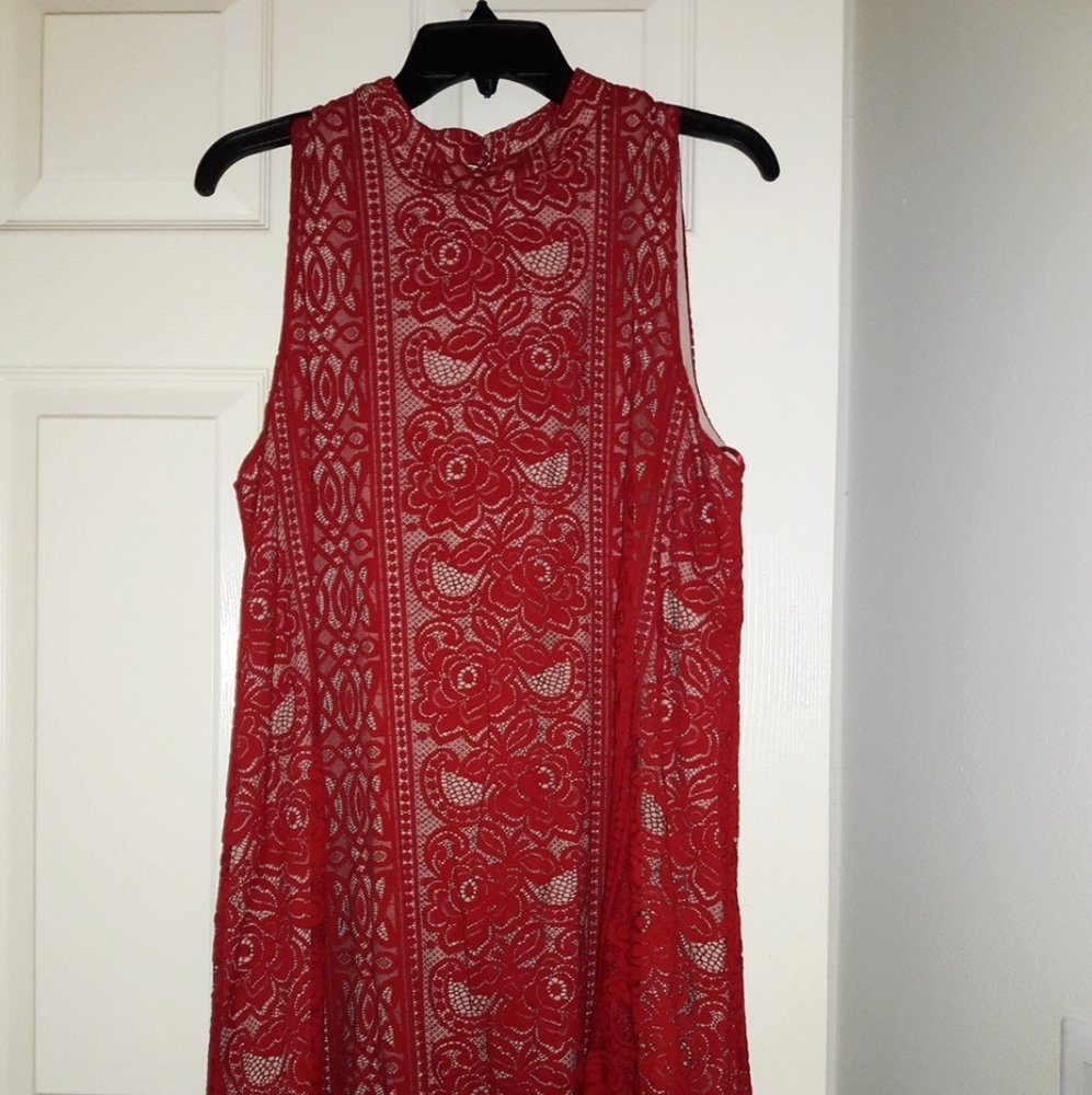 Red Lace Dress